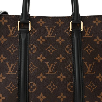 Louis Vuitton Monogram Soufflot MM Black 7 of 9