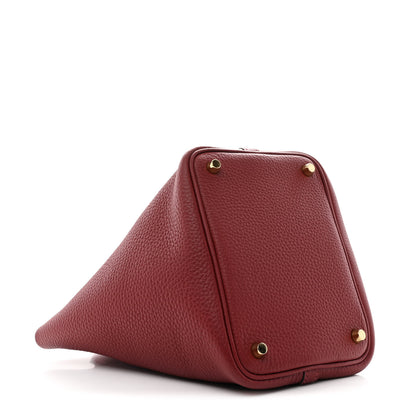 Hermes Taurillon Clemence Picotin Lock 18 PM Rouge H 4 of 11
