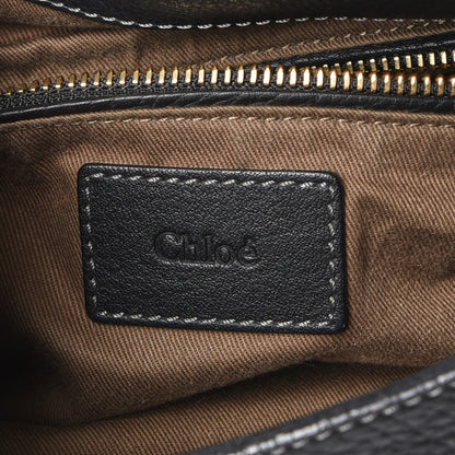 Chloe Calfskin Medium Marcie Round Crossbody Bag Black 6 of 7