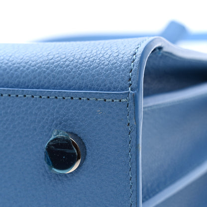 Saint Laurent Grained Calfskin Baby Sac De Jour Blue Clair 15 of 16