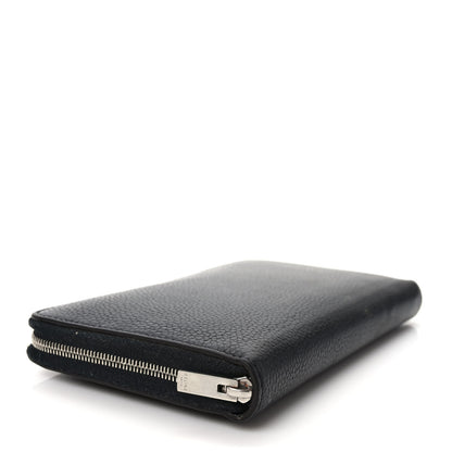 Celine Calfskin Large Zip Around Multifunction Wallet Black Citron 4 of 10