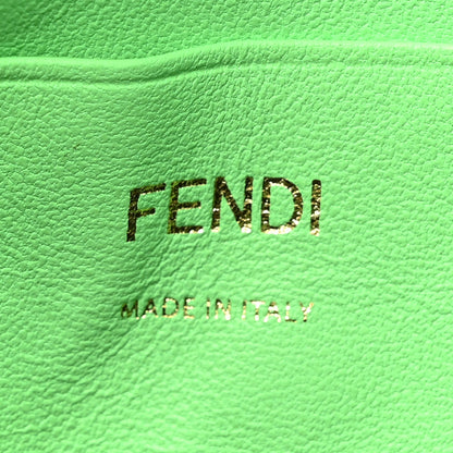 Fendi Nappa FF 1974 Embossed Mini Baguette Edamame 6 of 11