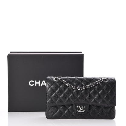 Chanel Caviar Quilted Medium Double Flap Black 9 of 9