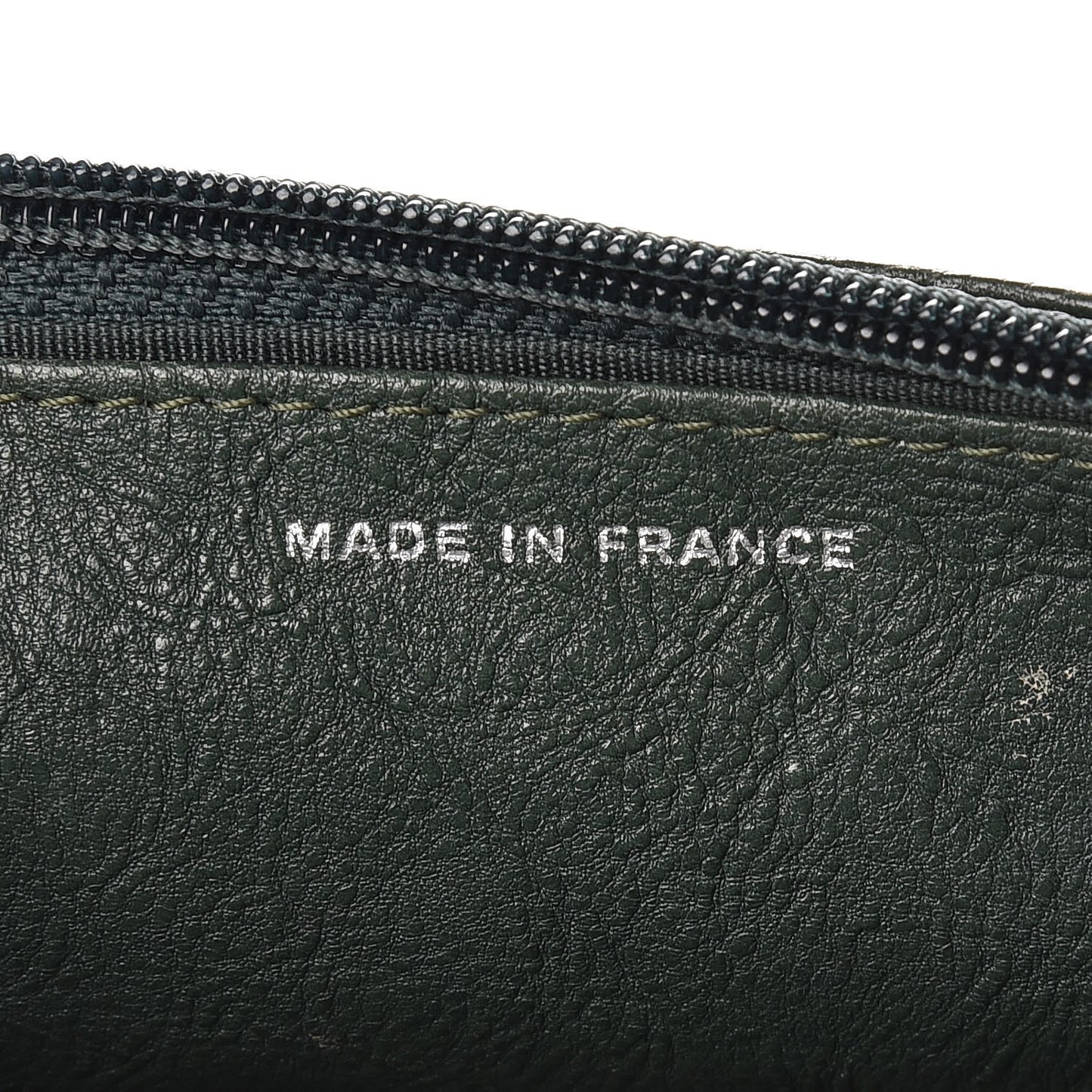 Calfskin Quilted Chain Around Boy Wallet On Chain WOC Green