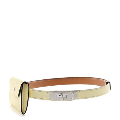 Hermes Epsom Kelly Pocket Belt Jaune Milton 1 of 6