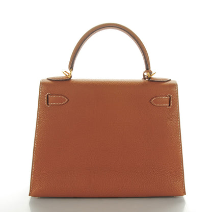 Hermes Togo Kelly Sellier 28 Gold 5 of 22