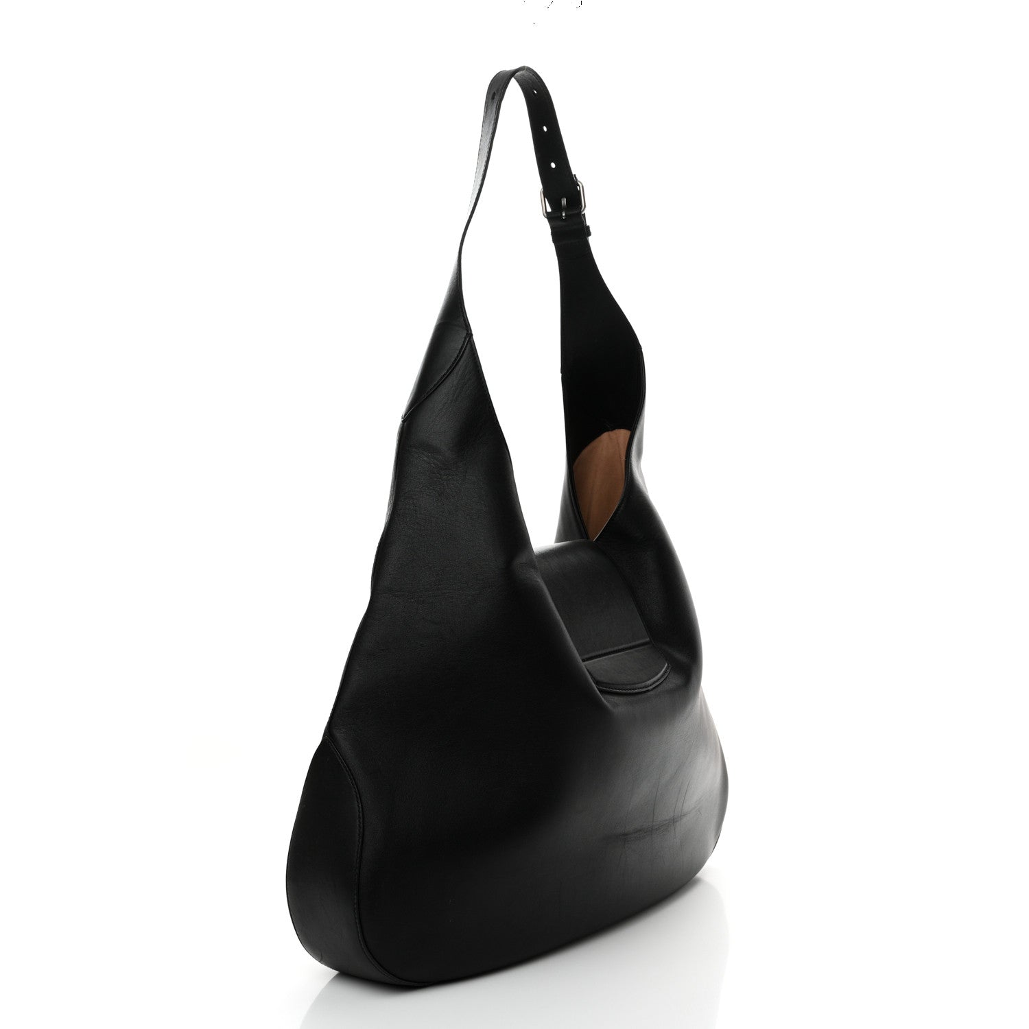 Gucci Calfskin Dog Embroidered Extra Large Dionysus Hobo Black 3 of 14