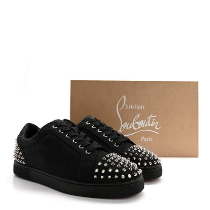 Christian Louboutin Denim Mens Seavaste 2 Orlato Flat Sneakers 42.5 Black 10 of 10