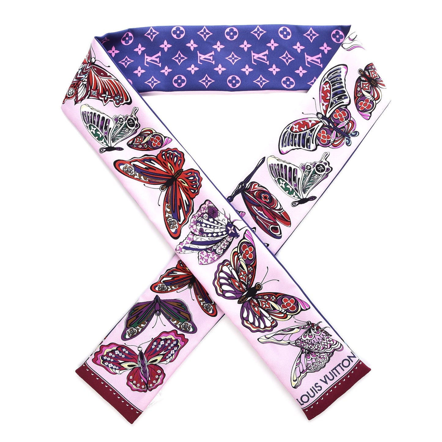 Silk Monogram World Of Love Bandeau Rose