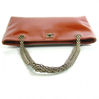 Chanel Patent Hybrid Rust Red 4 of 12