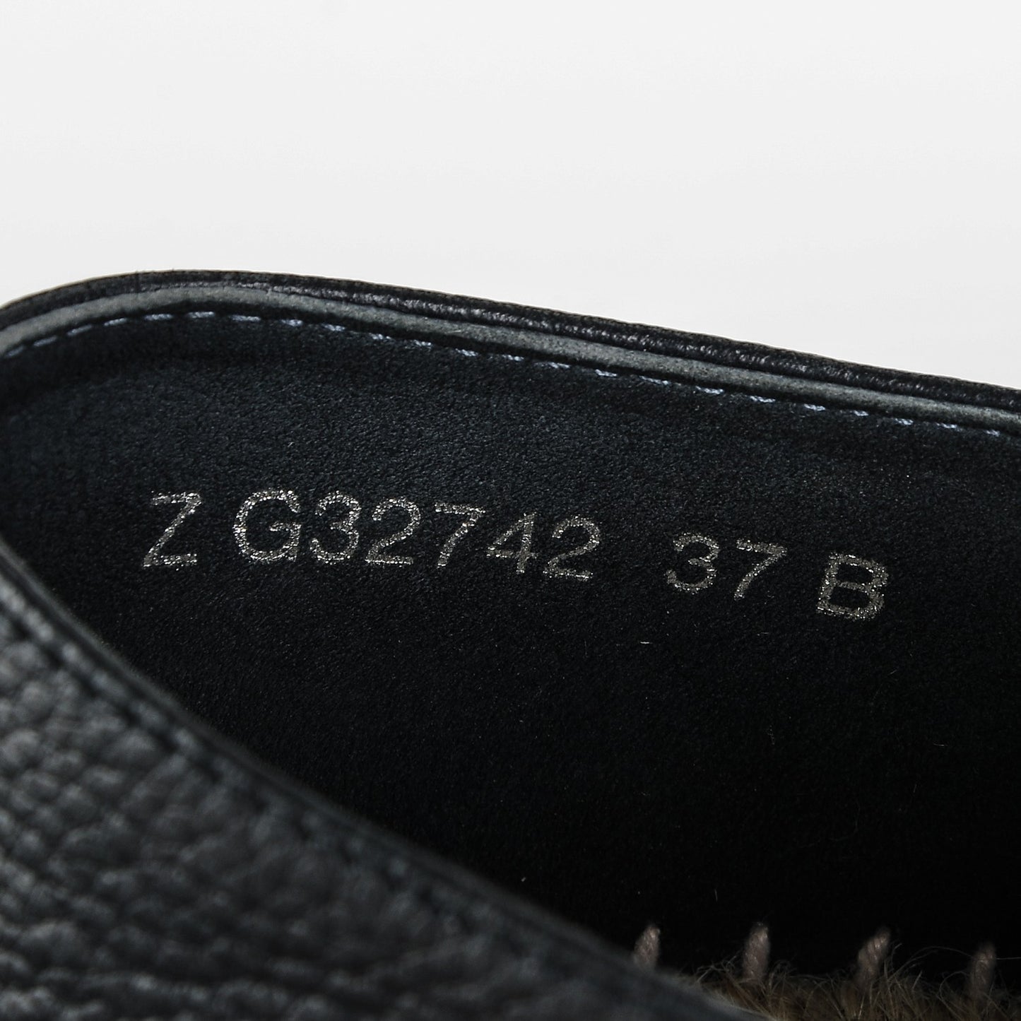 Grained Calfskin CC Espadrilles 37 Navy Black