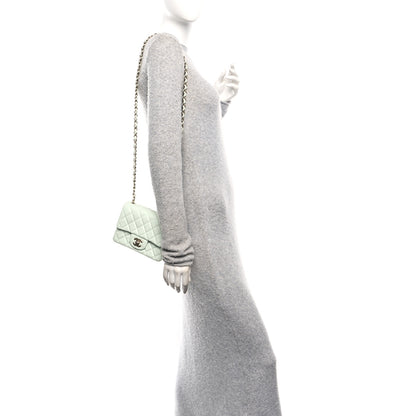 Chanel Lambskin Quilted Mini Square Flap Light Green 2 of 11