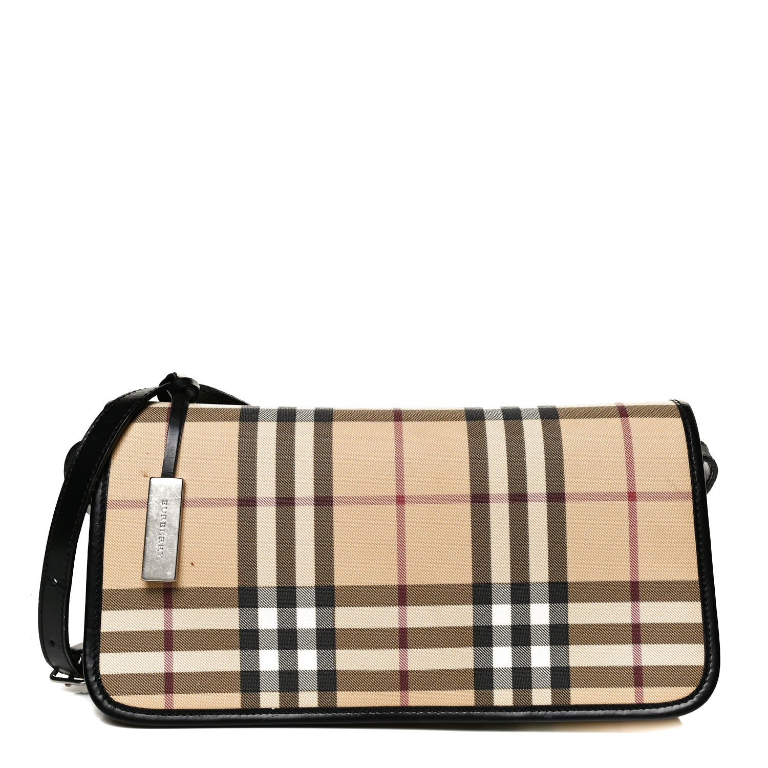 Burberry House Check Small Shoulder Bag Black 1 of 12