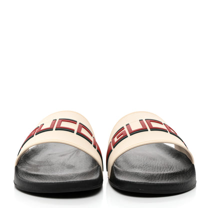 Gucci Rubber Gucci Mens Slide Sandals 11 Great White 2 of 9