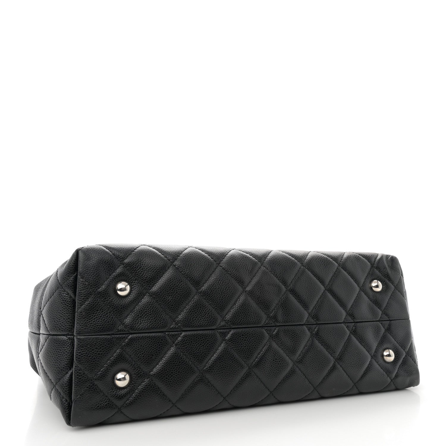 Chanel Caviar Large Soft CC Top Handle Tote Black 4 of 13