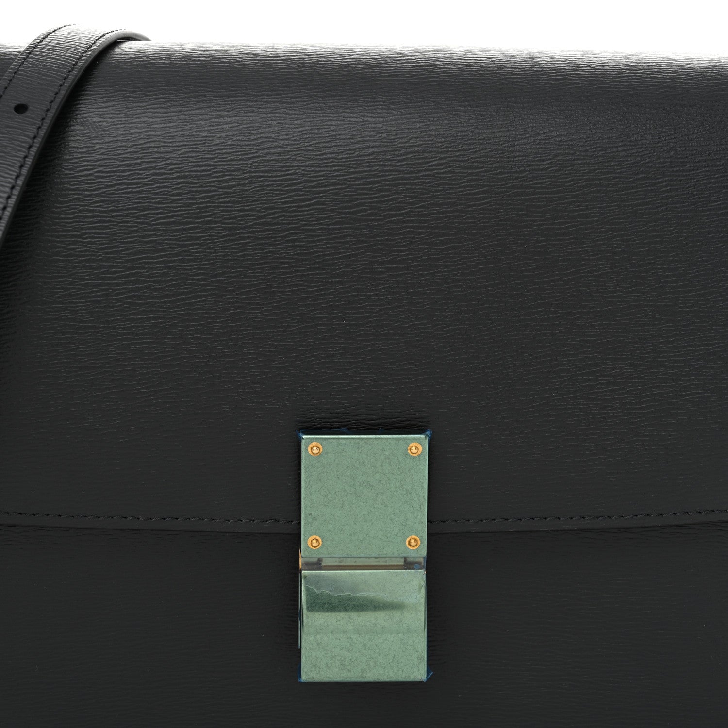 Celine Liege Calfskin Medium Classic Box Flap Bag Anthracite 8 of 11