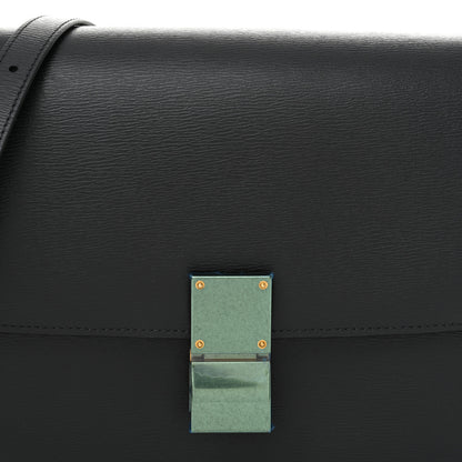 Celine Liege Calfskin Medium Classic Box Flap Bag Anthracite 8 of 11