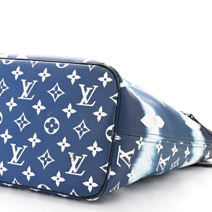 Louis Vuitton Monogram Escale Neverfull MM Blue 10 of 12