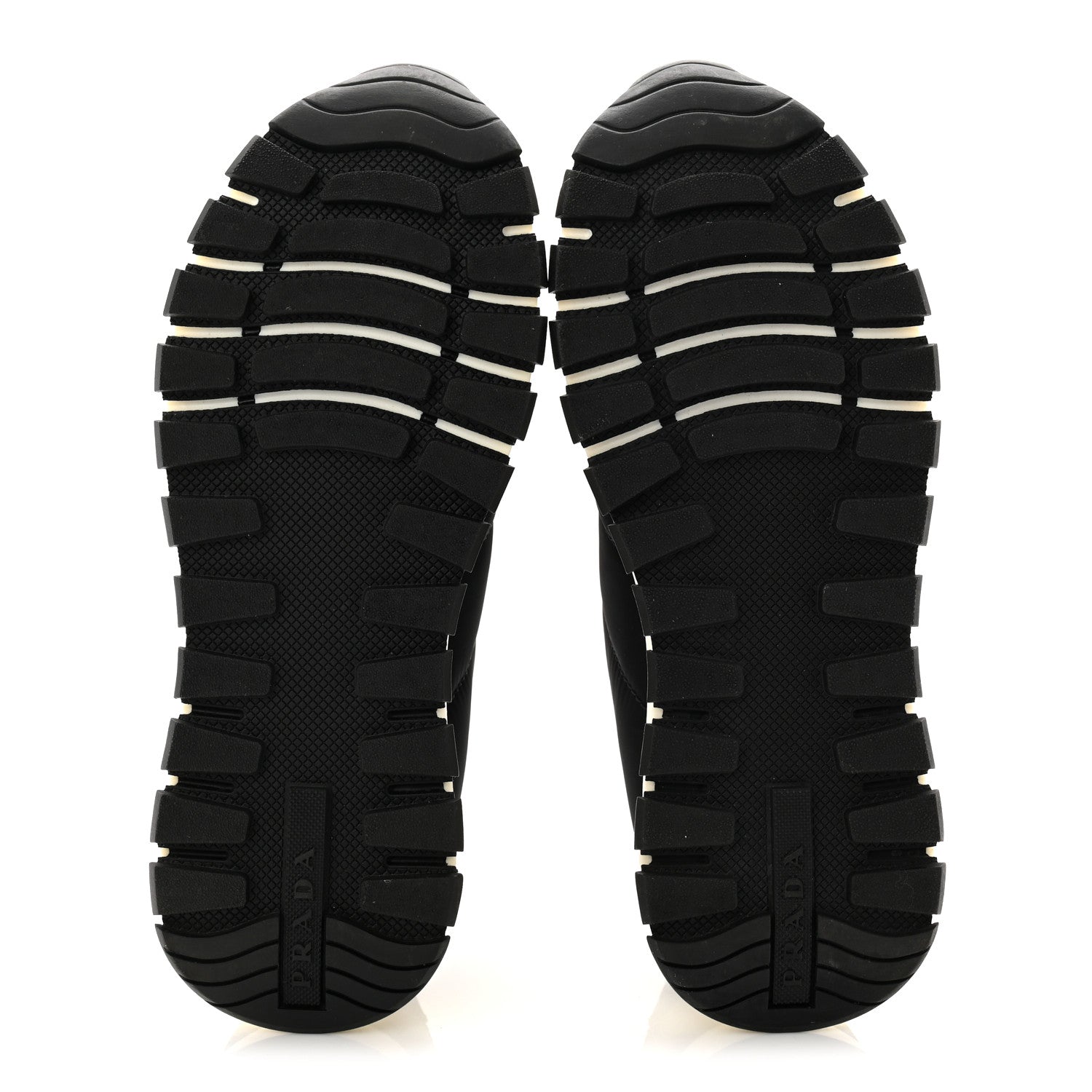 Prada Re-Nylon Piuma Logo Quilted 45mm Sneakers 36.5 Black 6 of 10