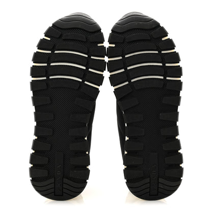 Prada Re-Nylon Piuma Logo Quilted 45mm Sneakers 36.5 Black 6 of 10
