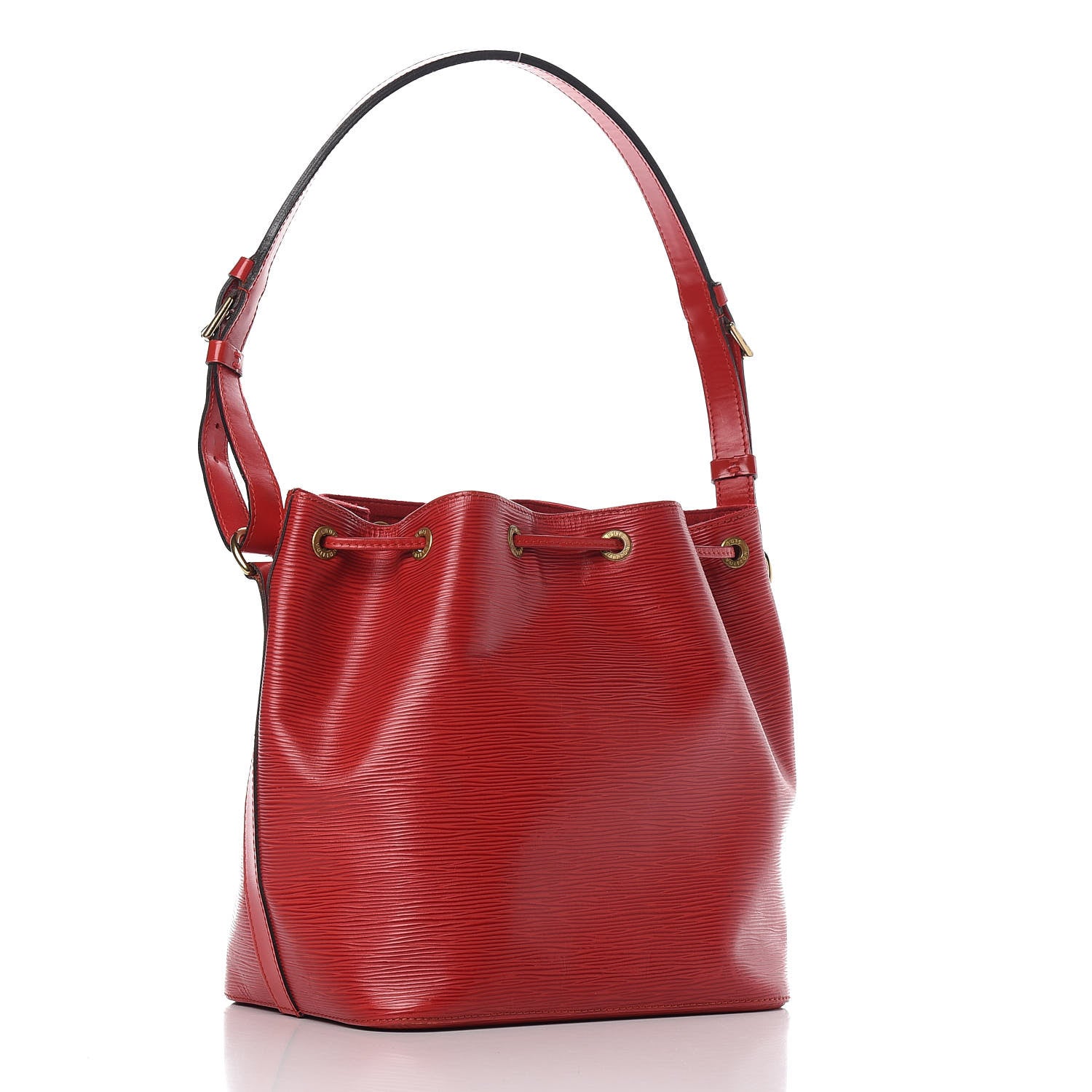 Louis Vuitton Epi Petit Noe Castillan Red 3 of 11