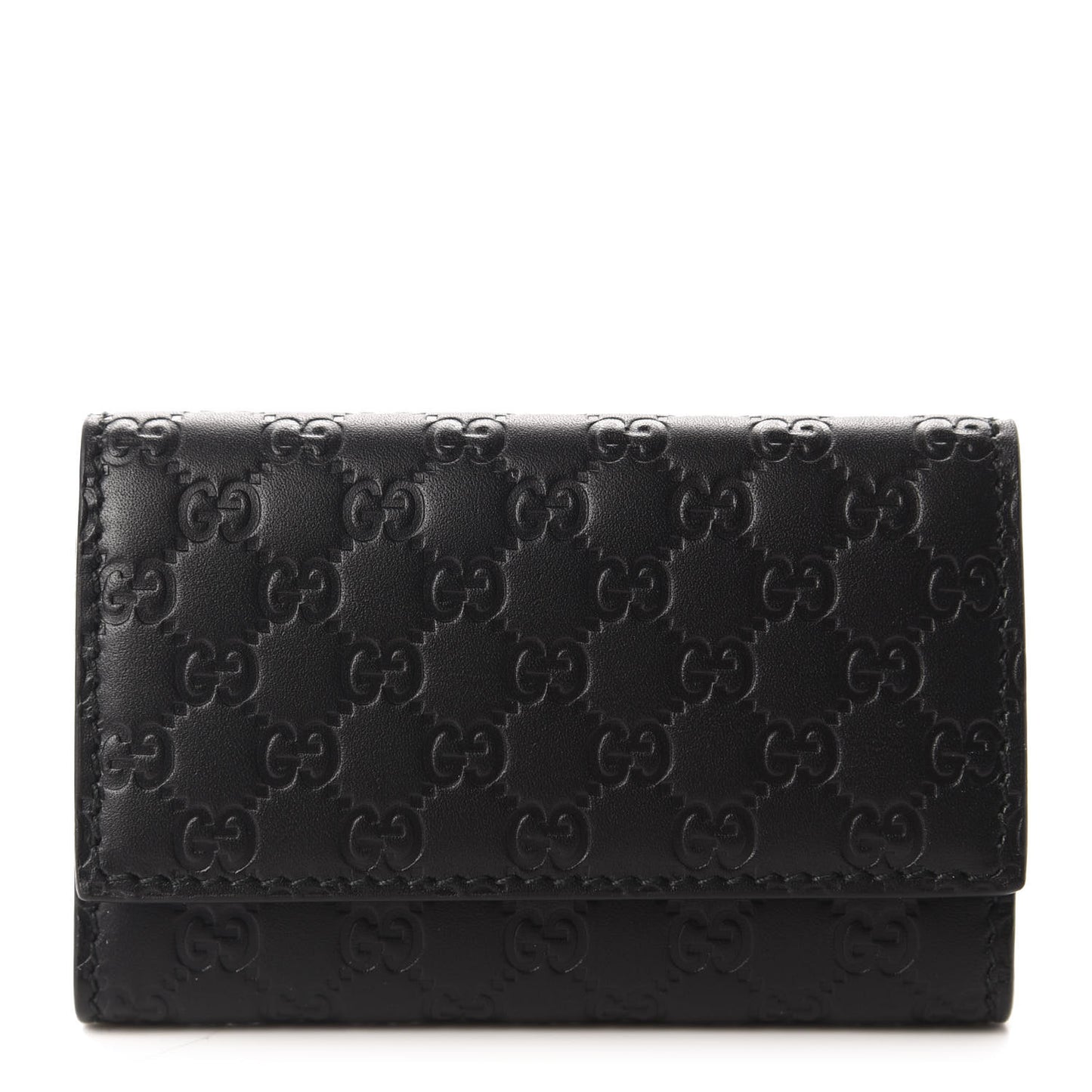 Microguccissima 6 Key Holder Case Black