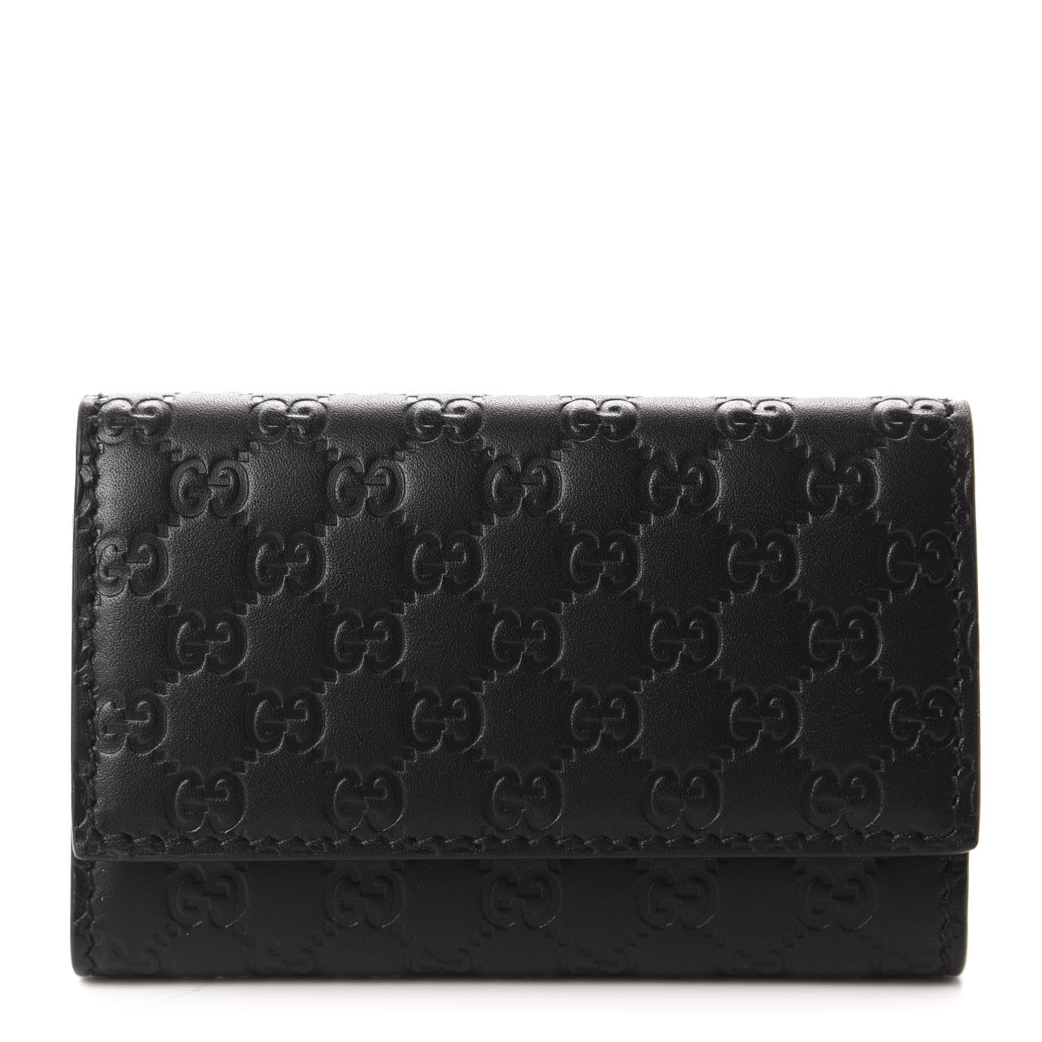 Gucci Microguccissima 6 Key Holder Case Black 1 of 6