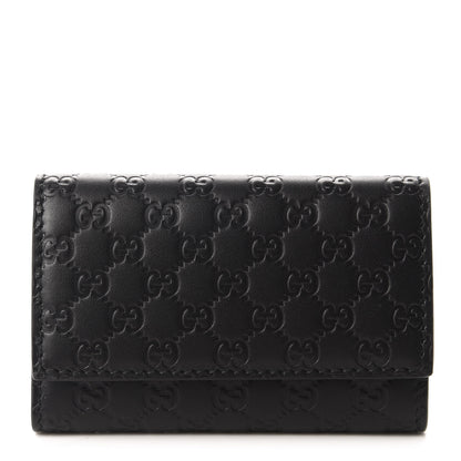 Gucci Microguccissima 6 Key Holder Case Black 1 of 6