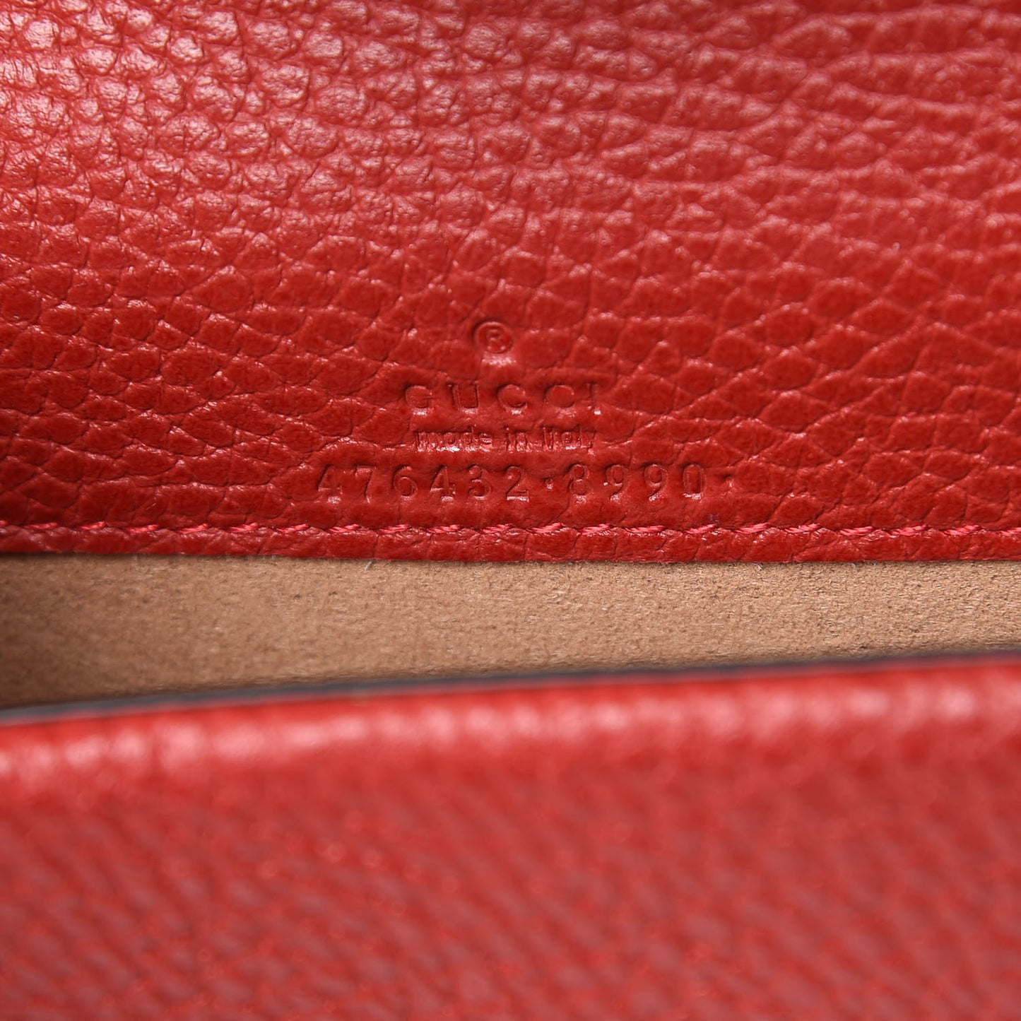 Calfskin Super Mini Dionysus Shoulder Bag Hibiscus Red