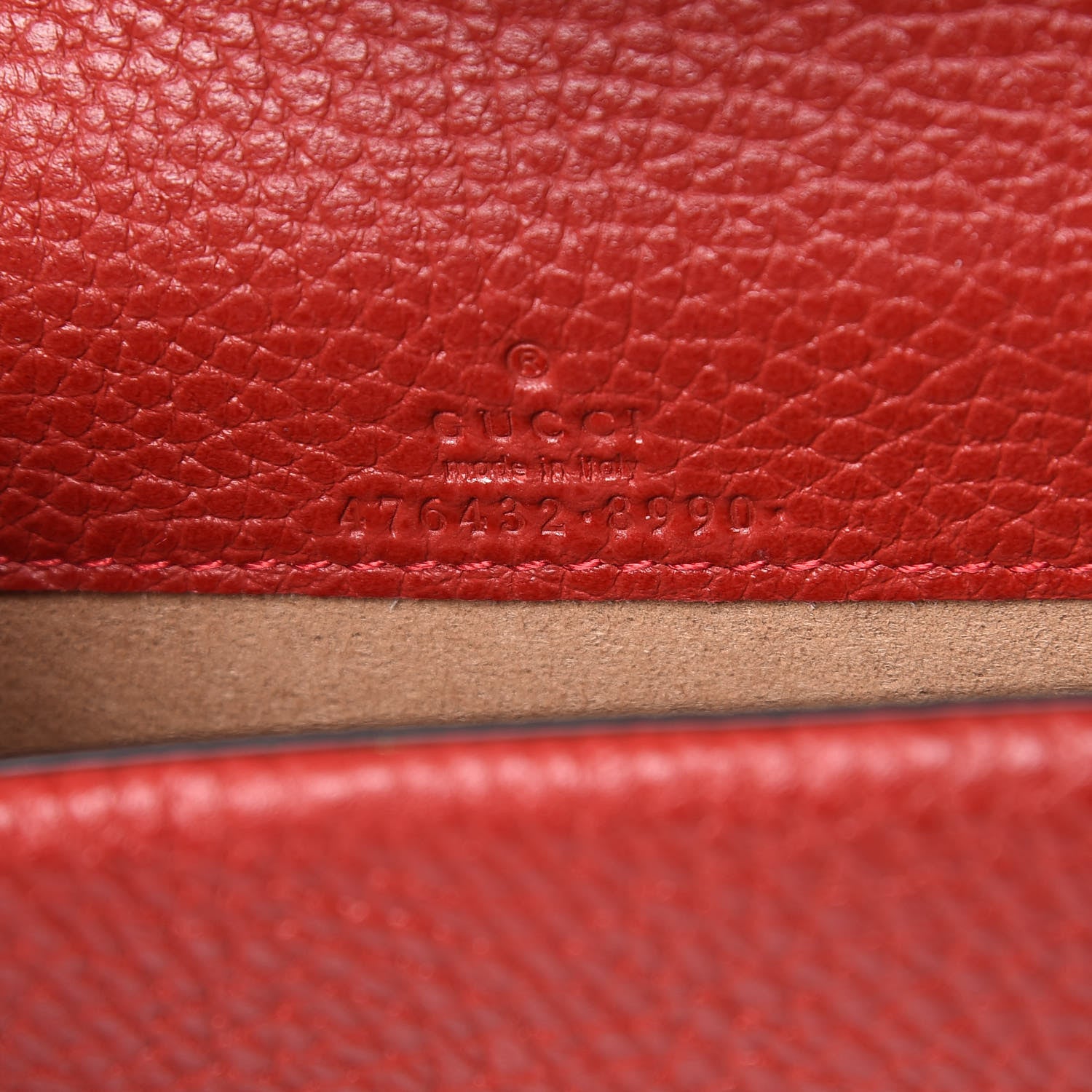 Gucci Calfskin Super Mini Dionysus Shoulder Bag Hibiscus Red 7 of 11