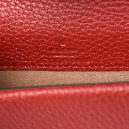 Gucci Calfskin Super Mini Dionysus Shoulder Bag Hibiscus Red 7 of 11