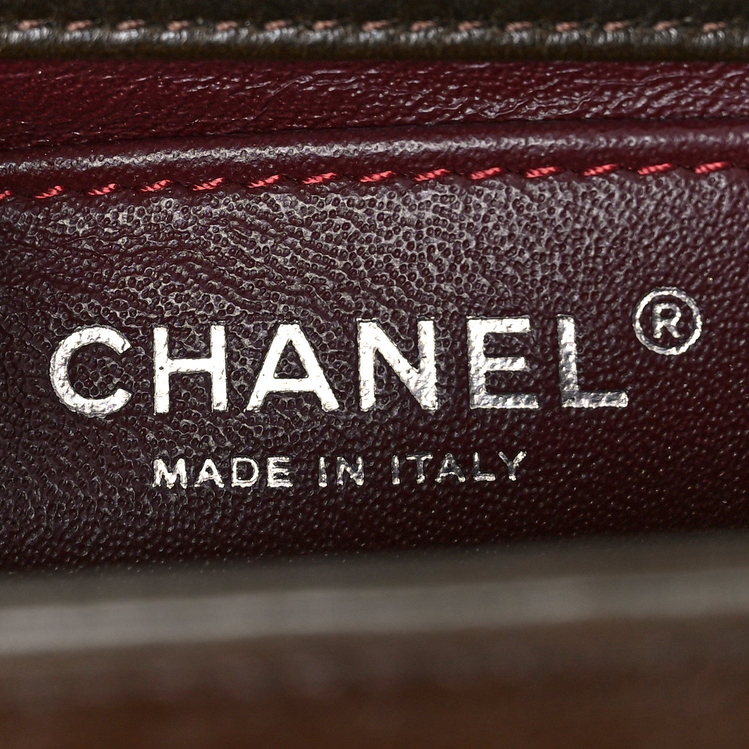 Chanel Calfskin Embossed Medium Paris Salzburg Boy Flap Dark Brown 6 of 10