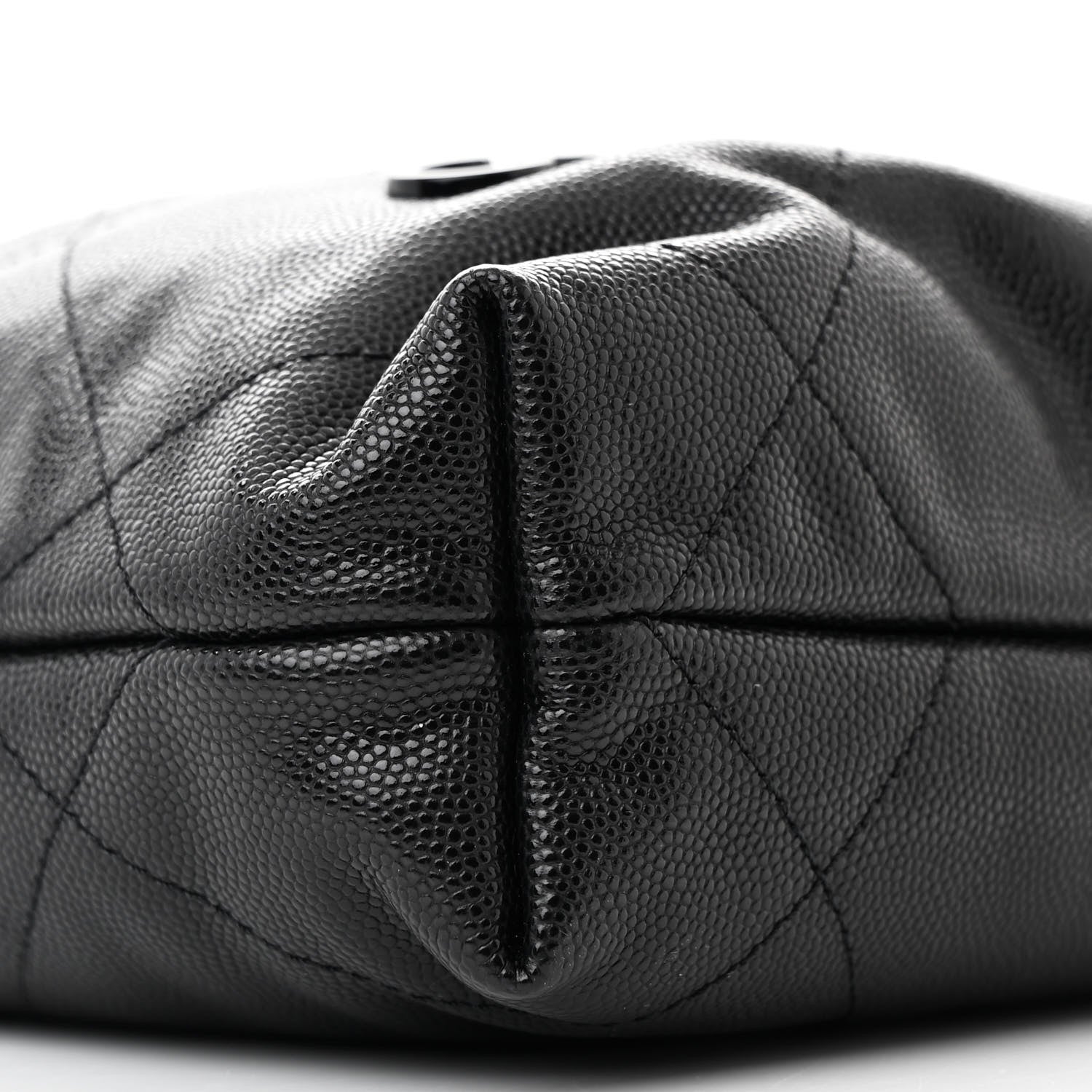 Chanel Shiny Caviar Quilted Monochrome Mini Chanel 22 Black 9 of 11
