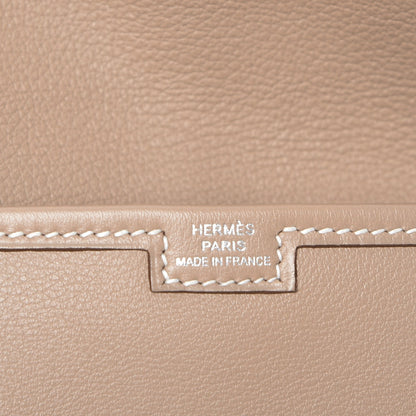 Hermes Swift Jige Duo Clutch Etoupe 10 of 11