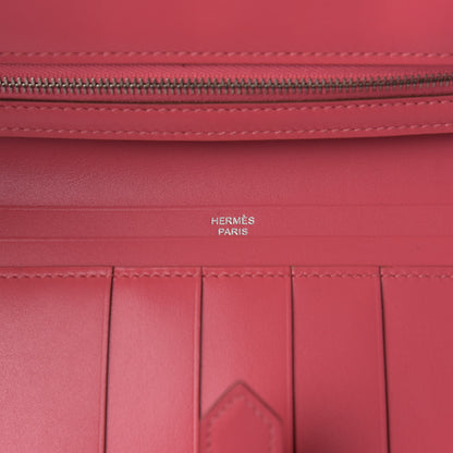 Hermes Swift Bearn Gusset Wallet Rose Lipstick 6 of 8