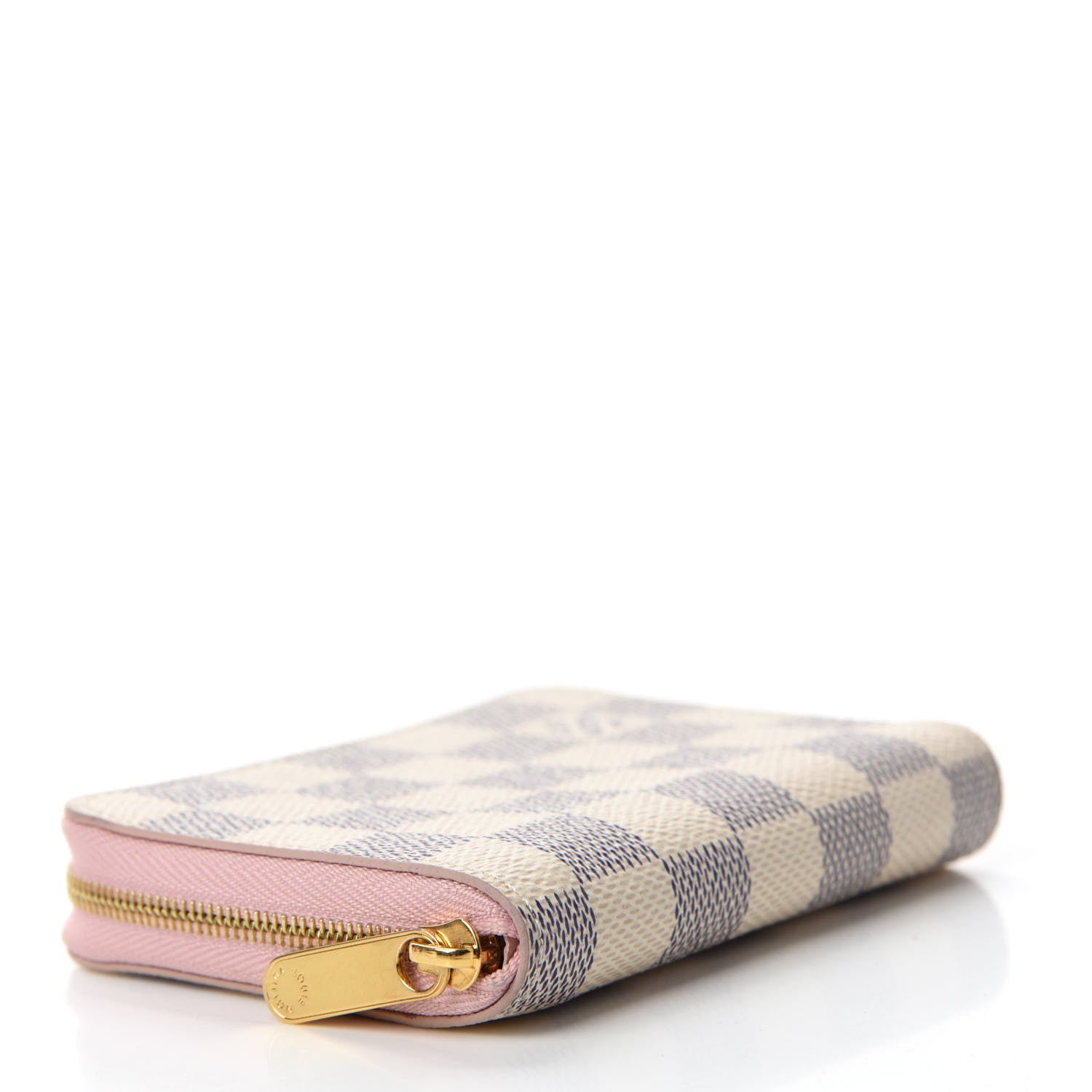 Louis Vuitton Damier Azur Zippy Coin Purse Rose Ballerine 4 of 8