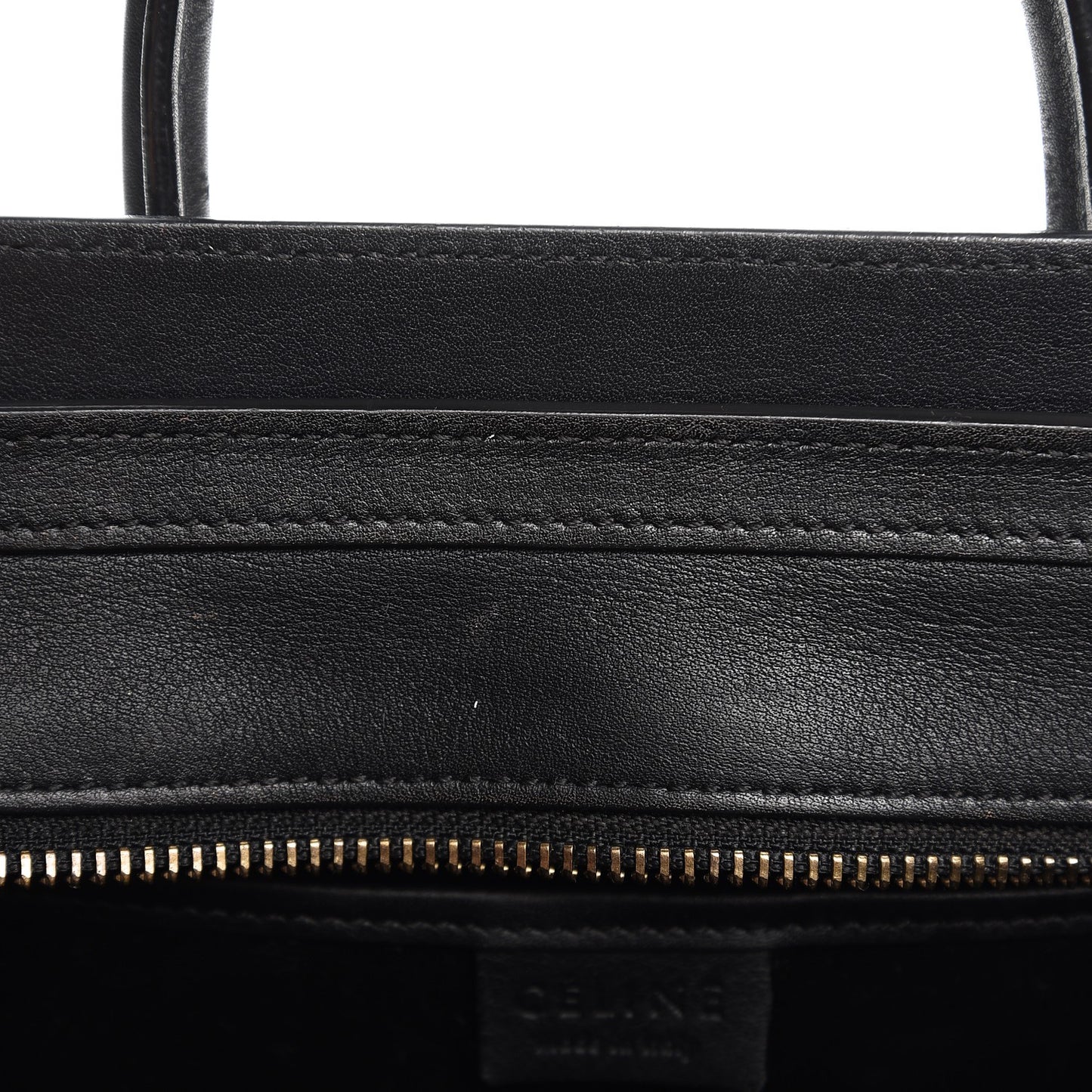 Smooth Calfskin Nano Luggage Black