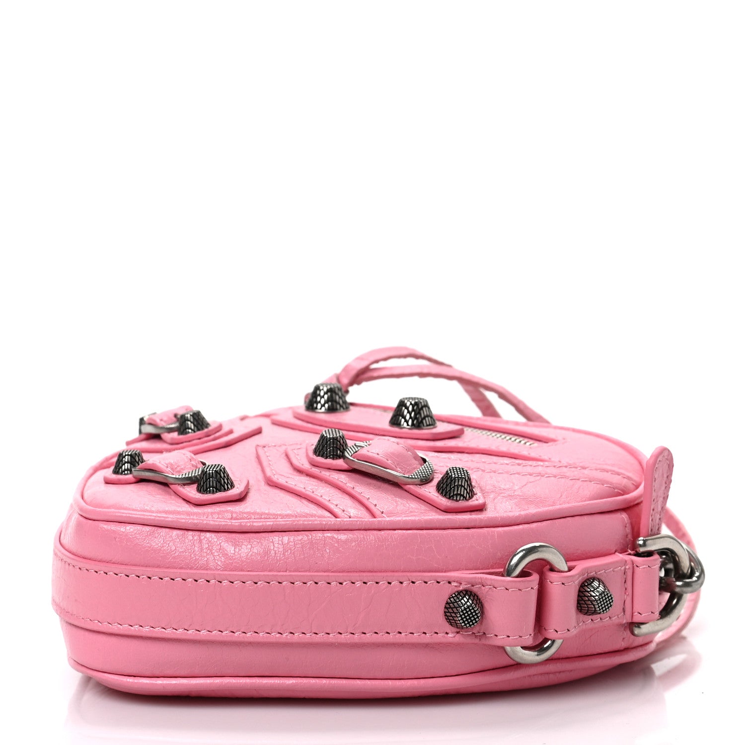 Balenciaga Agneau Arena Mini Le Cagole Heart Bag Sweet Pink 7 of 7