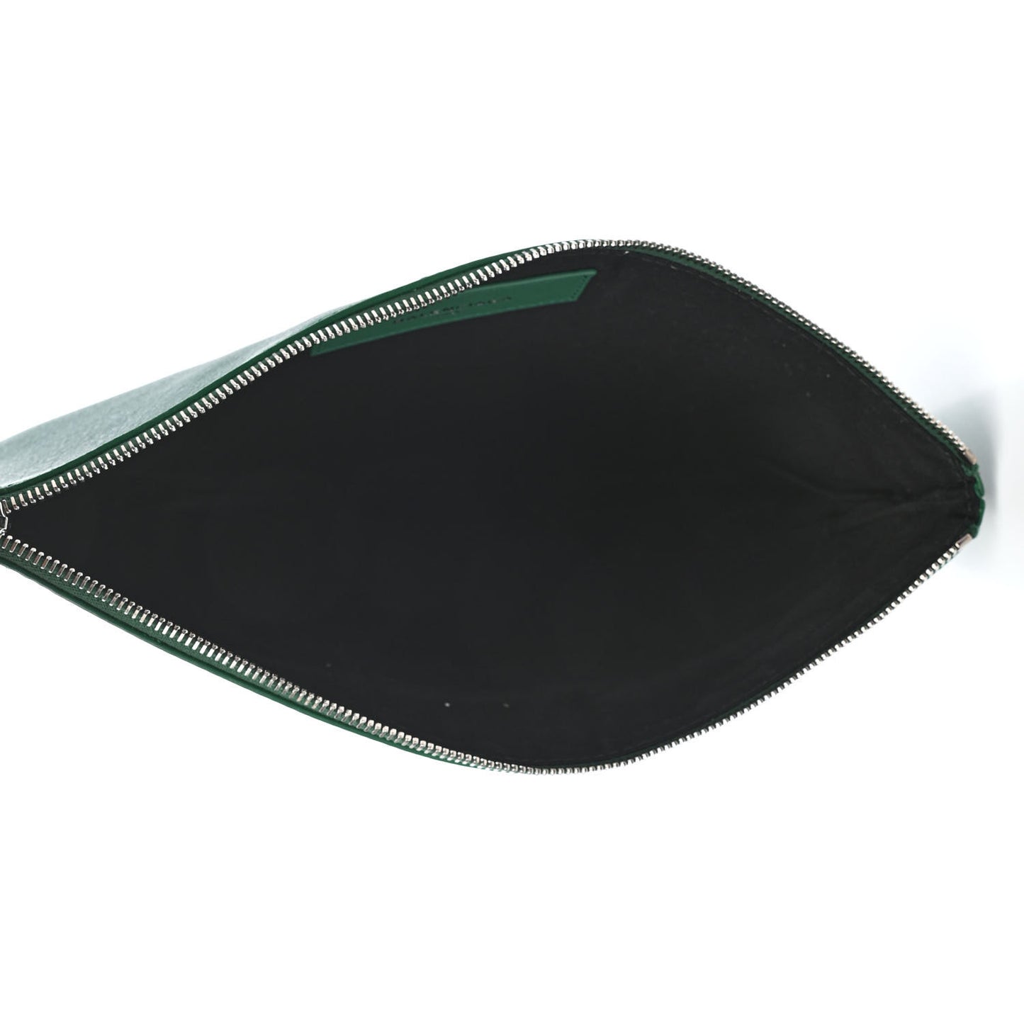 Calfskin Logo Everyday Second Bag Green