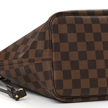 Louis Vuitton Damier Ebene Neo Neverfull MM Rose Ballerine 10 of 13
