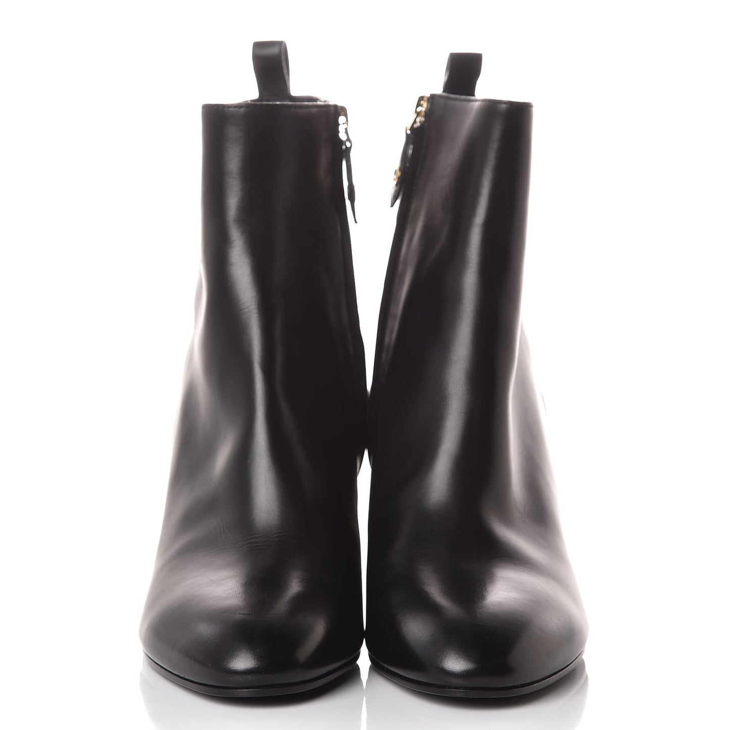 Lambskin Upstage Ankle Boots 40 Black