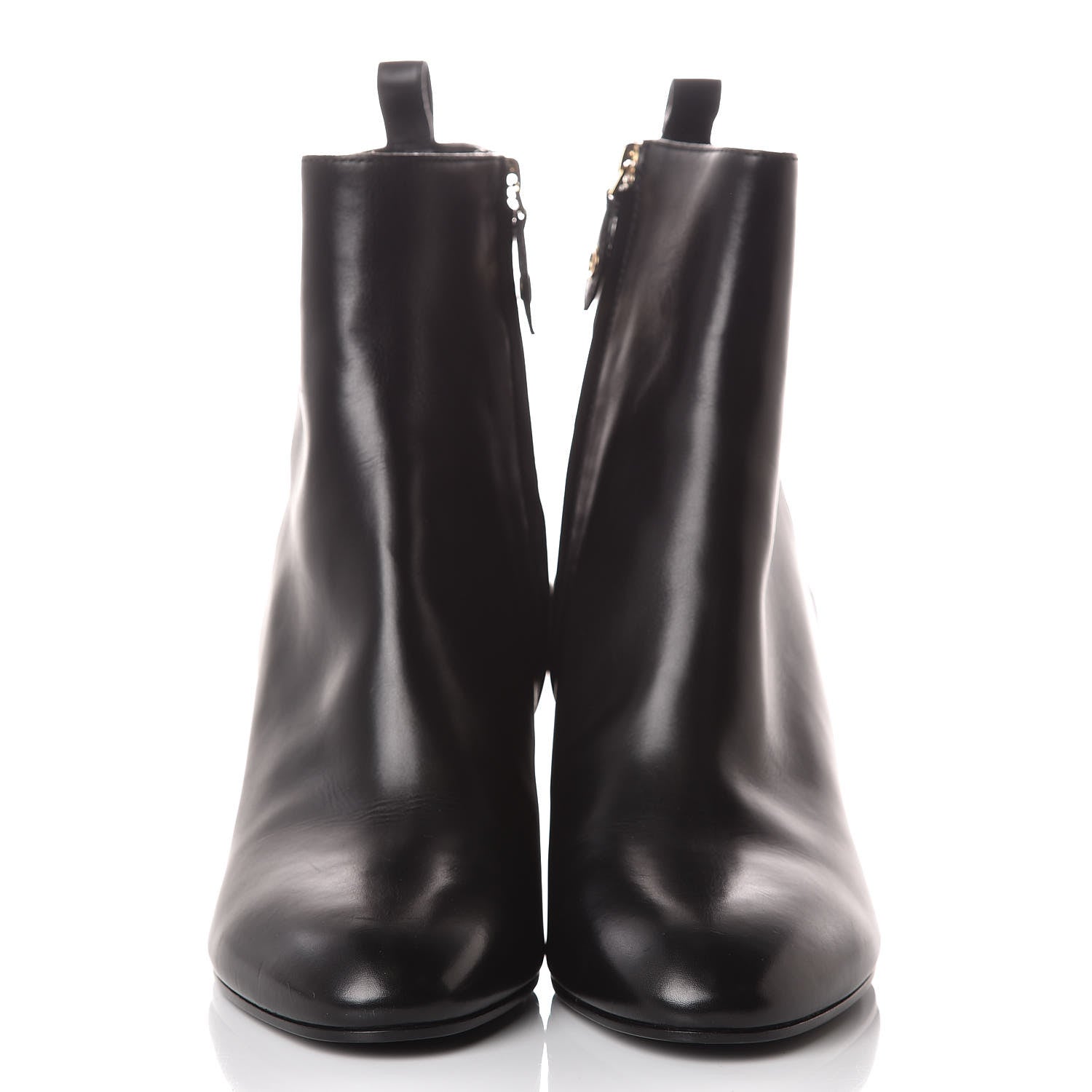 Louis Vuitton Lambskin Upstage Ankle Boots 40 Black 2 of 10