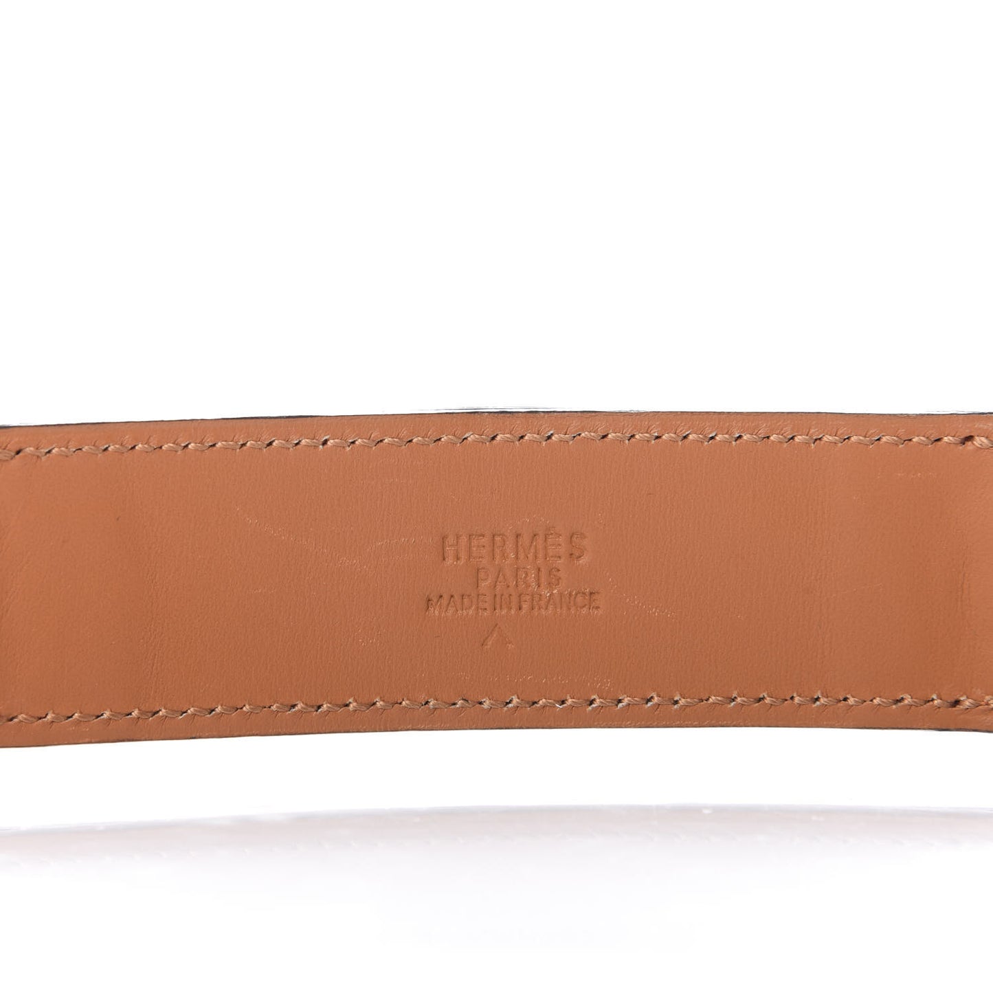 Shiny Niloticus Crocodile Romance Scarf Ring Orange