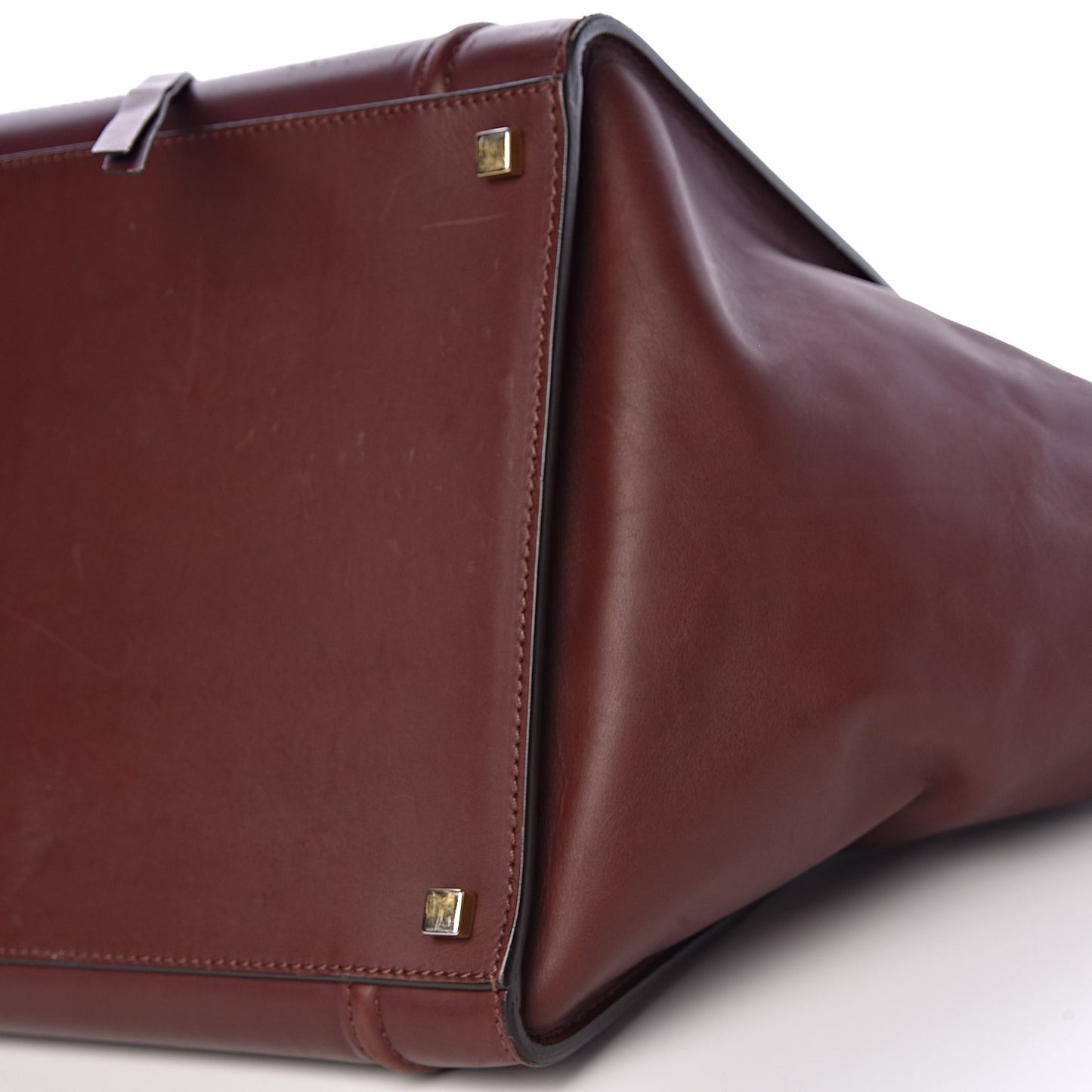 Natural Calfskin Medium Phantom Luggage Burgundy