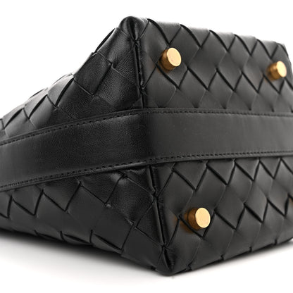 Bottega Veneta Calfskin Nappa Intrecciato Candy Wallace Black 9 of 11