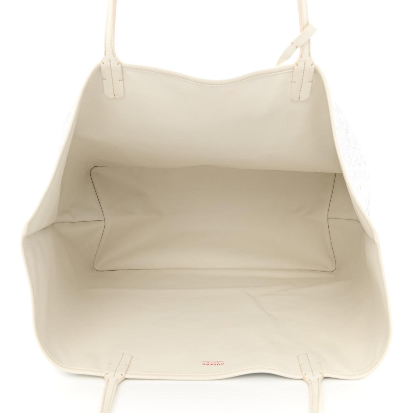Goyardine Reversible Anjou GM White