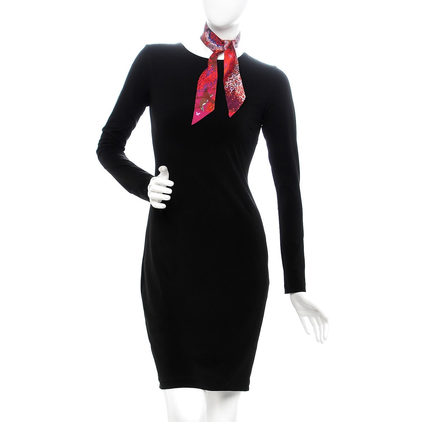Silk Dans un Jardin Anglais Twilly Fuchsia Rouge Bleu Roy