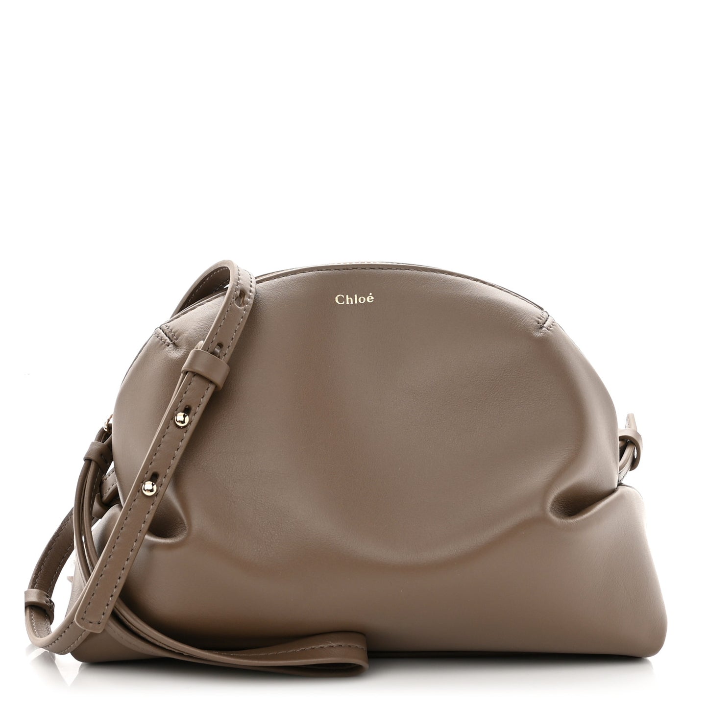 Calfskin Mini Judy Shoulder Army Green