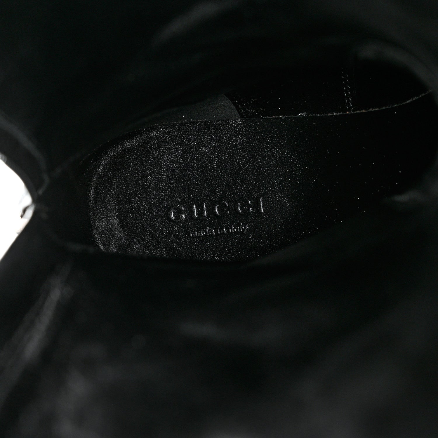 Gucci Microguccissima Knee High Riding Boots 37.5 Black 7 of 11