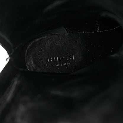 Gucci Microguccissima Knee High Riding Boots 37.5 Black 7 of 11